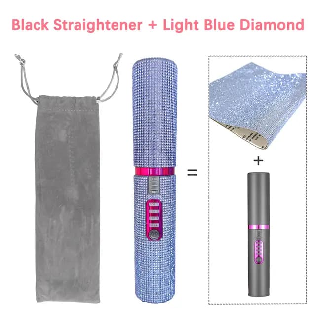 Glitter Wireless Straightener — TikTok Viral 526K Likes ✨ 5
