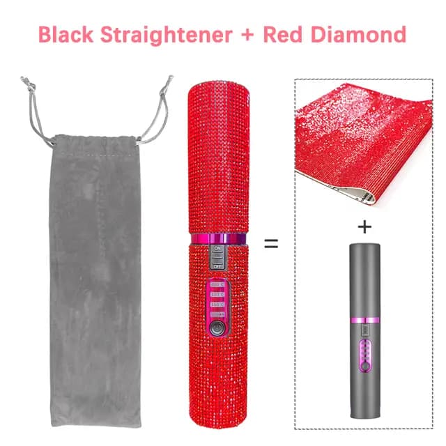 Glitter Wireless Straightener — TikTok Viral 526K Likes ✨ 3