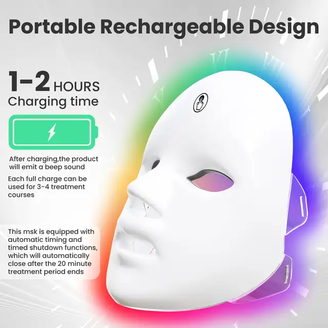 Morning Glow Kit — LED Mask + Eye Patches + Lip Mask 4