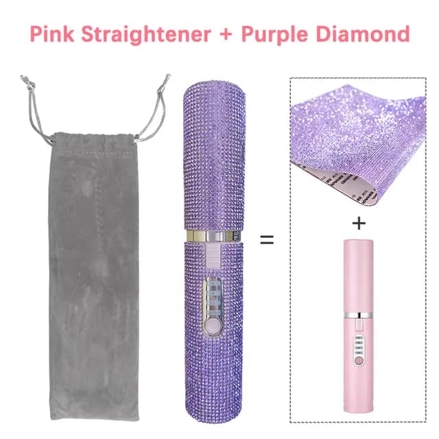Glitter Wireless Straightener — TikTok Viral 526K Likes ✨ 6