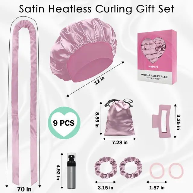Satin Heatless Curl Ribbon — Perfect Curls Overnight 4